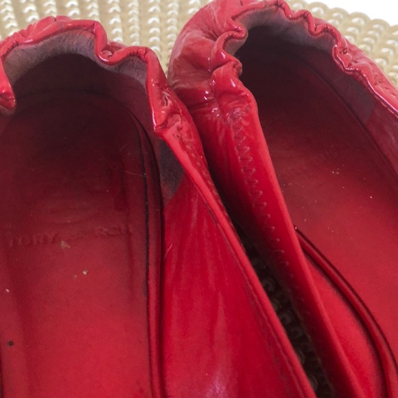 Red Tory Burch Flats - Picture 5 of 8